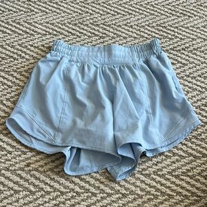 Lululemon shorts size: 2 length:4 inches periwinkle
